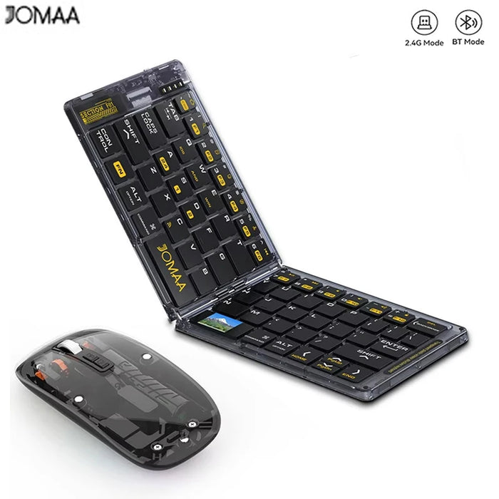 Teclado Sem Fio Dobrável com Dispositivo de Navegação
