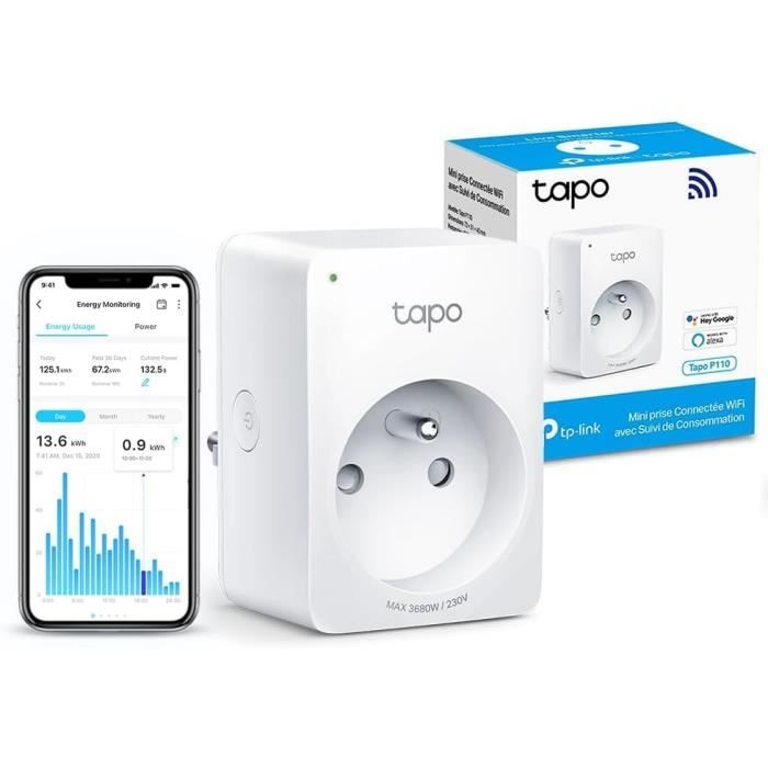 Tomada Inteligente Wi-Fi com Medição de Consumo